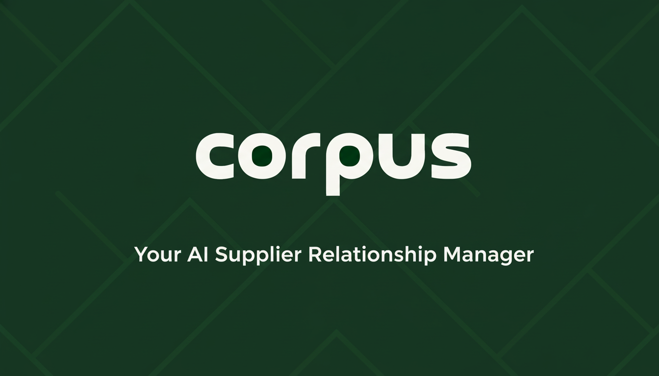 Corpus | Should-Cost Intelligence for Manufacturers